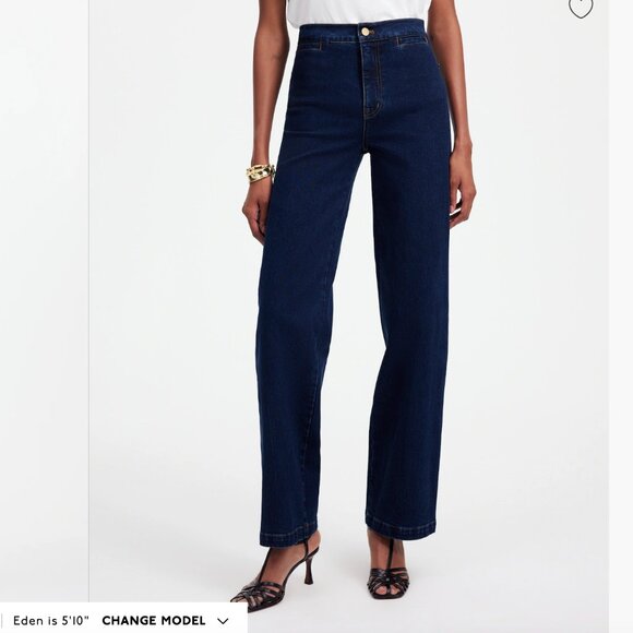 NWT Madewell Emmett Wide Leg Jeans (size 28) - Picture 2 of 5